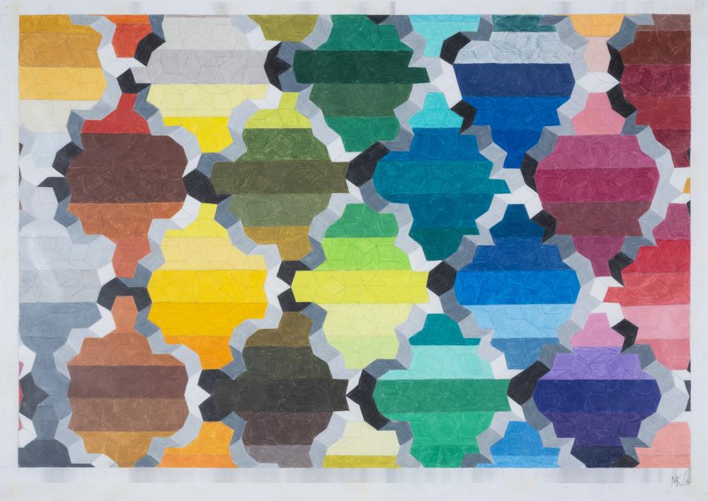 Michael Kidner comparable auction result: michael kidner 1917 2009 entangled roots of hyacinth bulbs no 1 untitled