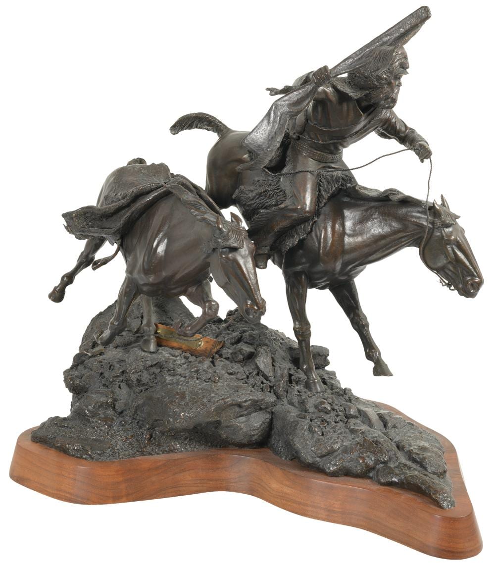 kevin mccarthy signed stolen pony bronze sculpture no 10 15 · Rock Island Auction Company · 2024-05-18 Kevin McCarthy comparable auction result: kevin mccarthy signed stolen pony bronze sculpture no 10 15