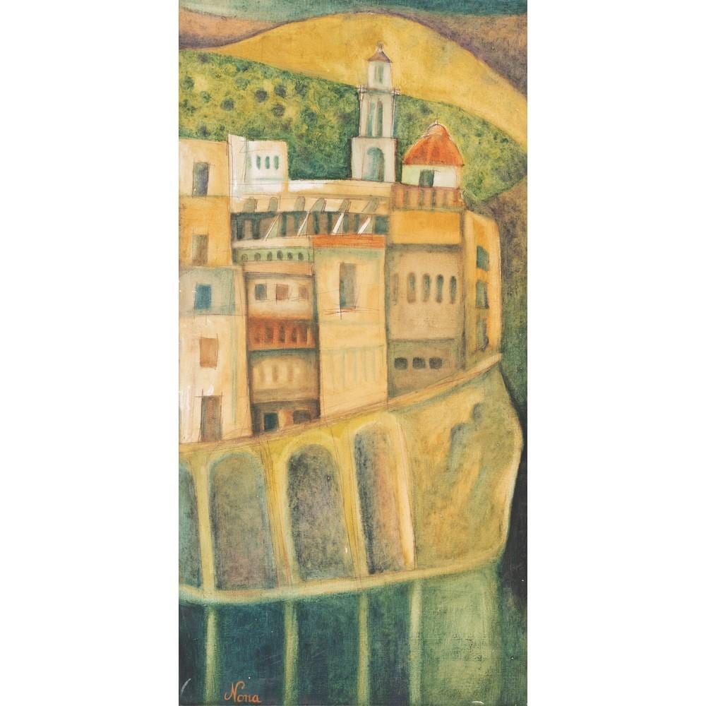 angelo nona scorcio di paese olio su masonite · Benedetto Trionfante Auction House s.r.l · 2024-04-20 Angelo Nona comparable auction result: angelo nona scorcio di paese olio su masonite