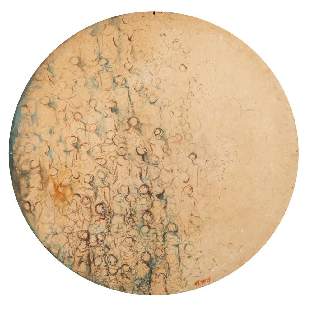 angelo nona olio su masonite di forma circolare · Benedetto Trionfante Auction House s.r.l · 2024-04-20 Angelo Nona comparable auction result: angelo nona olio su masonite di forma circolare