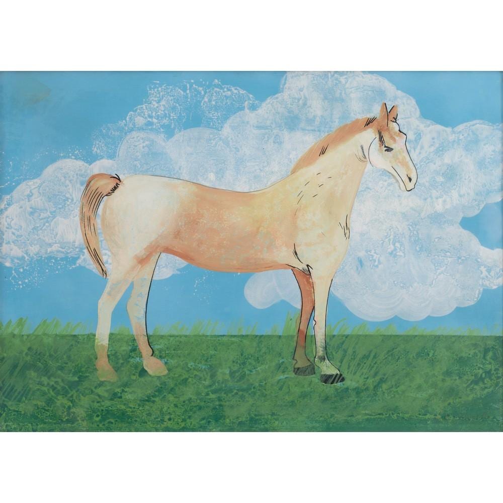 Francesca DiCarpinello comparable auction result: francesca di carpinello cavallo olio su tela