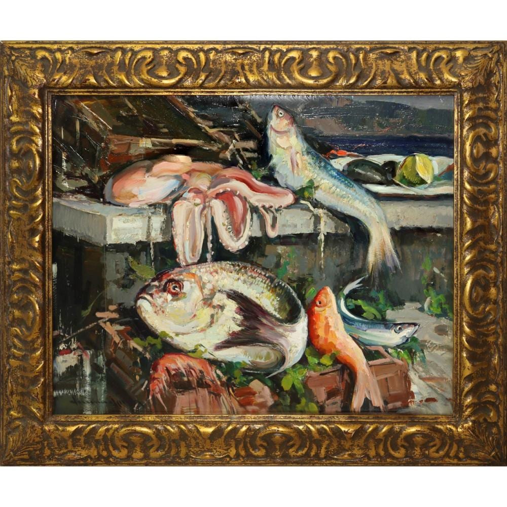 Vincenzo Aprile comparable auction result: vincenzo aprile napoli 1952 fish