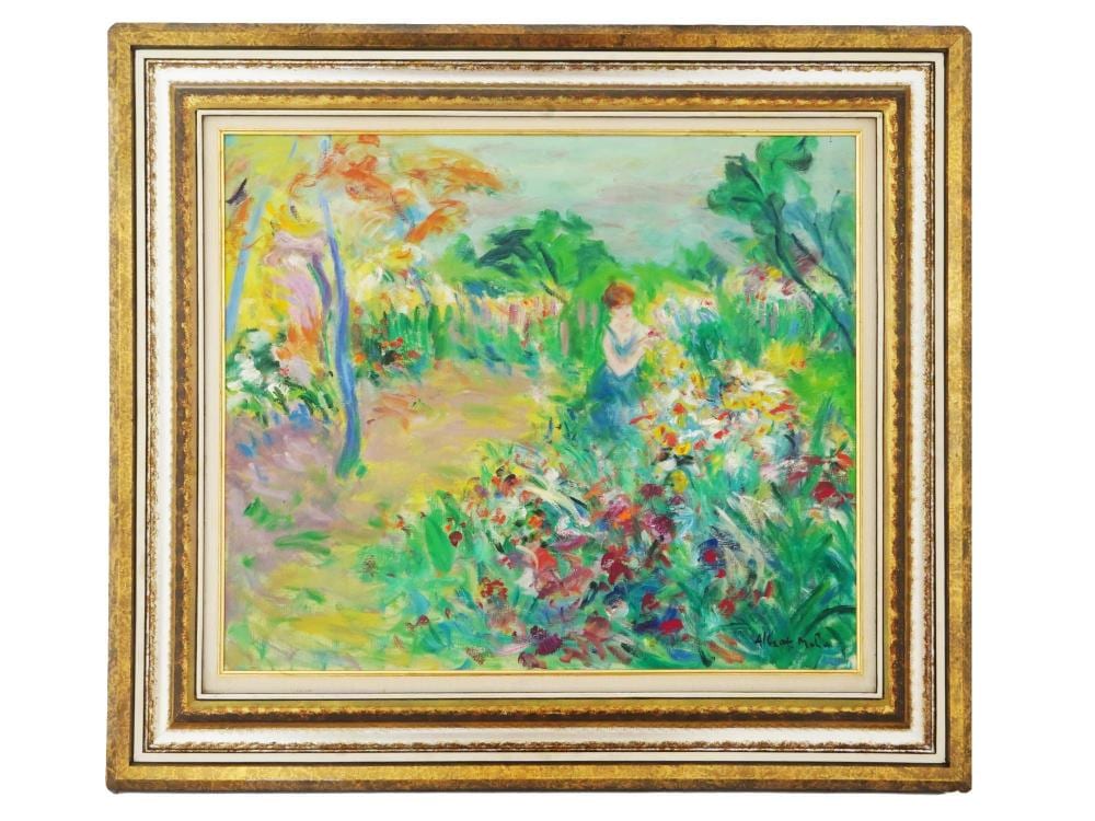 Albert Mohr comparable auction result: impressionist french oil painting by albert mohr