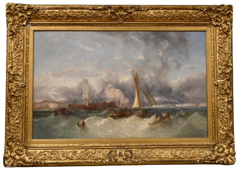 William Henry Williamson comparable auction result: william henry williamson british 1820 1883 sailing boats in stormy weather 1888 oil on canvas signed and dated lower left w h williamson 1888 29 x 45 1 2
