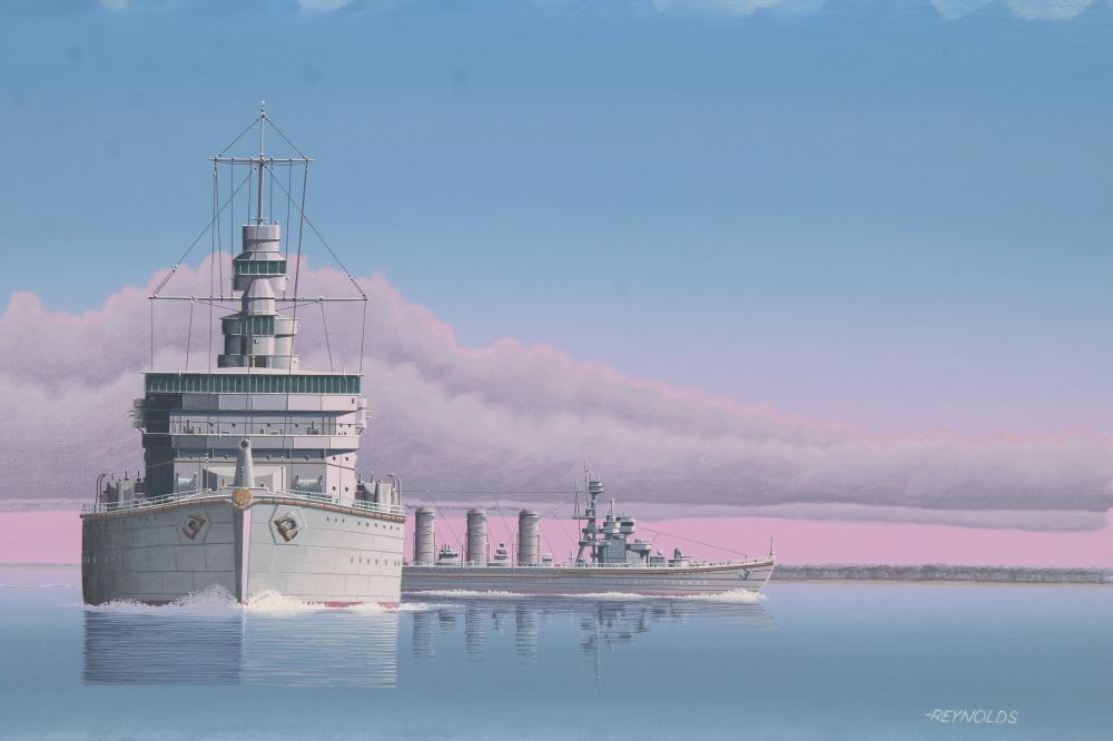 Keith Reynolds comparable auction result: keith reynolds b 1929 japanese warships