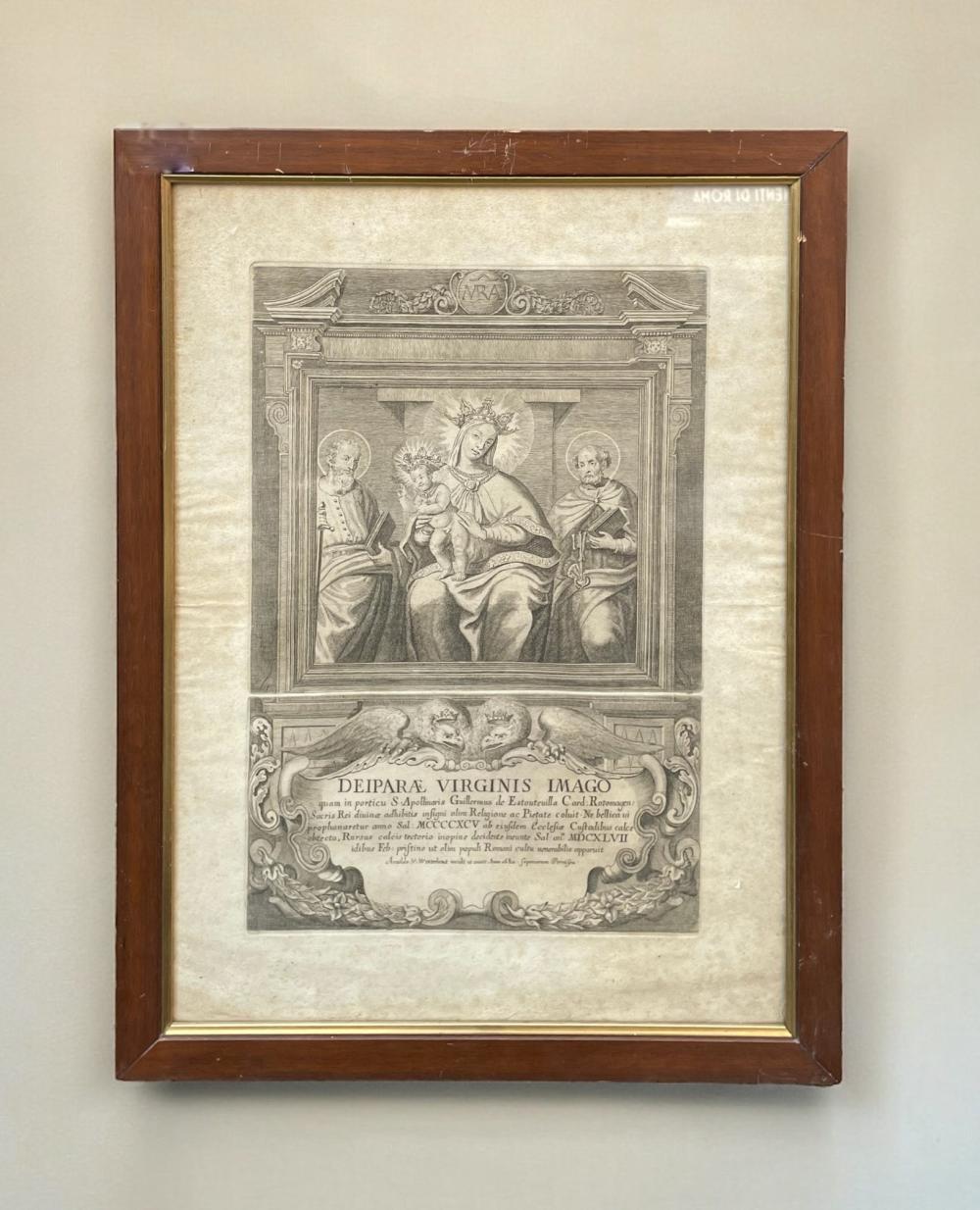 Arnold van Westerhout comparable auction result: arnold van westerhout 1651 1725 deiparae virginis imago