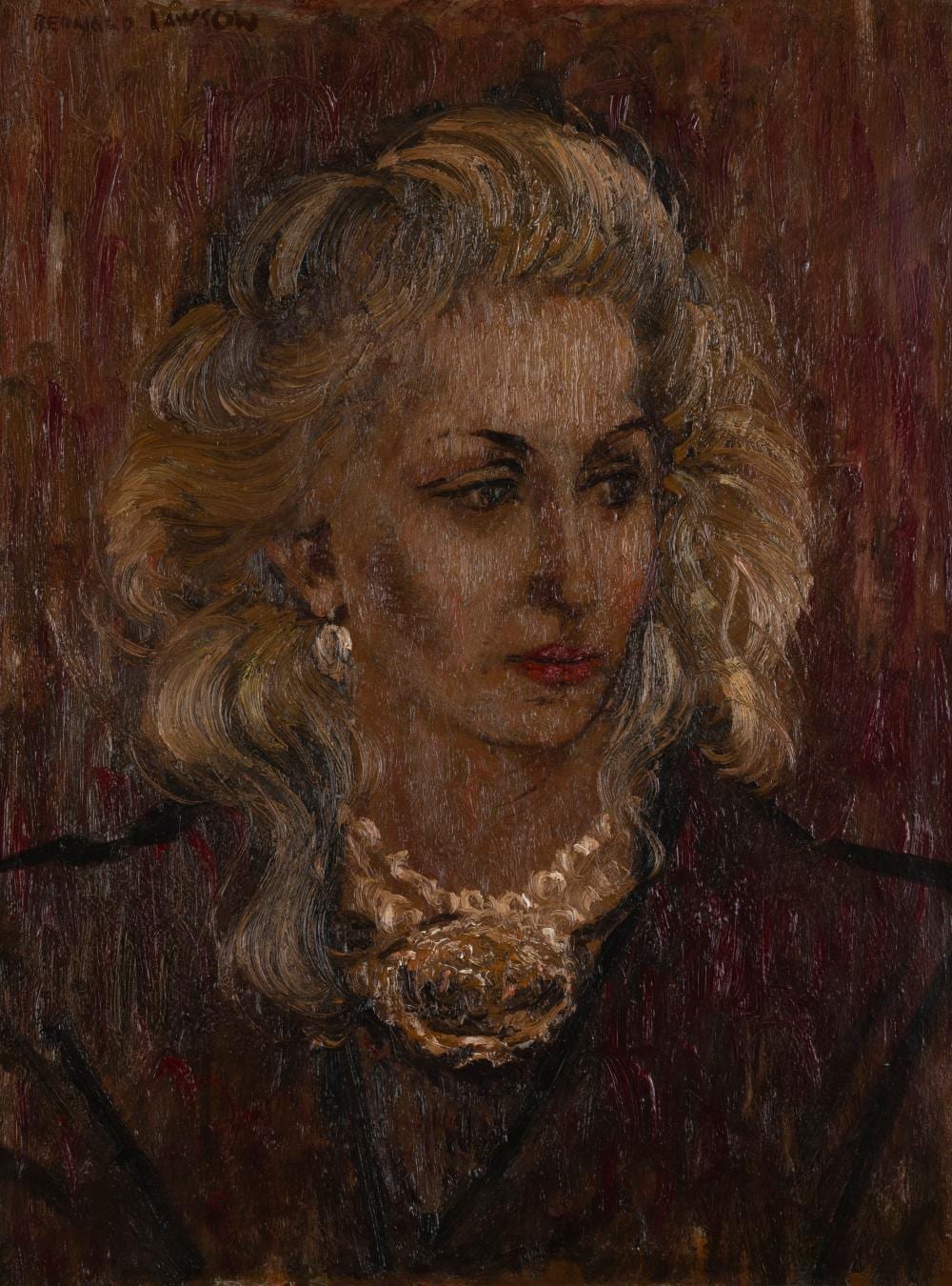 Bernard Lawson comparable auction result: bernard lawson 1909 1998 lady kensington