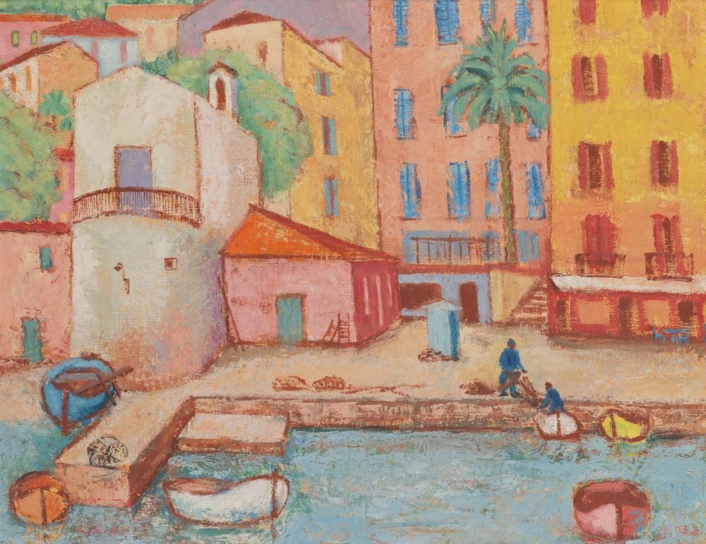 Geoffrey Jones comparable auction result: geoffrey jones 1909 1993 mediterranean town