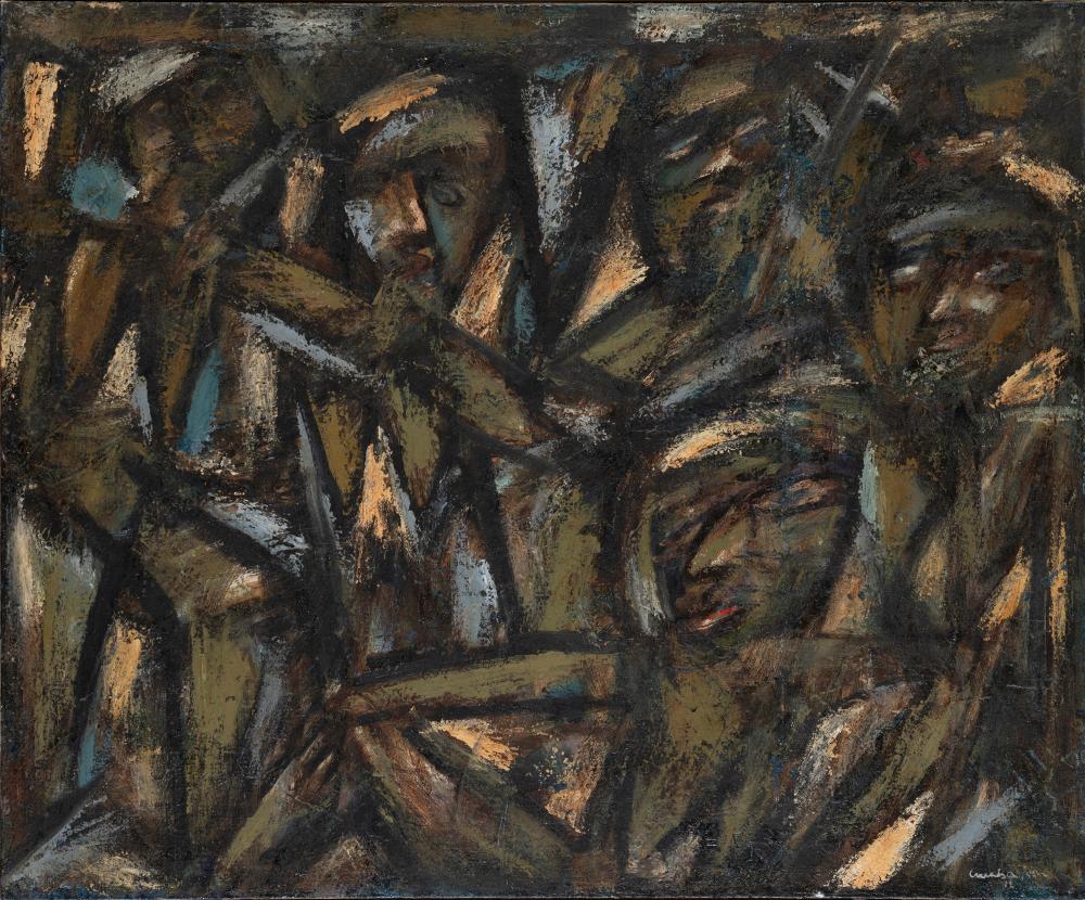 Arch Cuthbertson comparable auction result: arch cuthbertson 1924 2001 figure composition 1992
