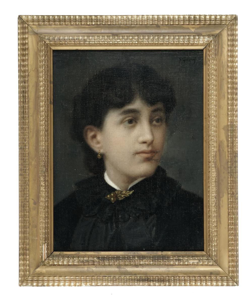 Michele Gordigiani comparable auction result: michele gordigiani ritratto di dama