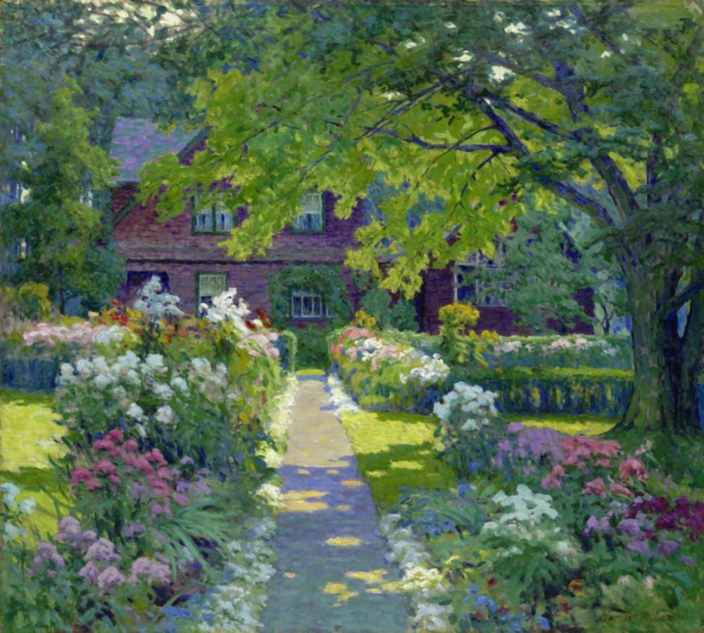 Harriet Randall Lumis comparable auction result: harriet randall lumis 1870 1953 summer morning 36 1 4 x 40 1 2 in 92 1 x 102 9 cm