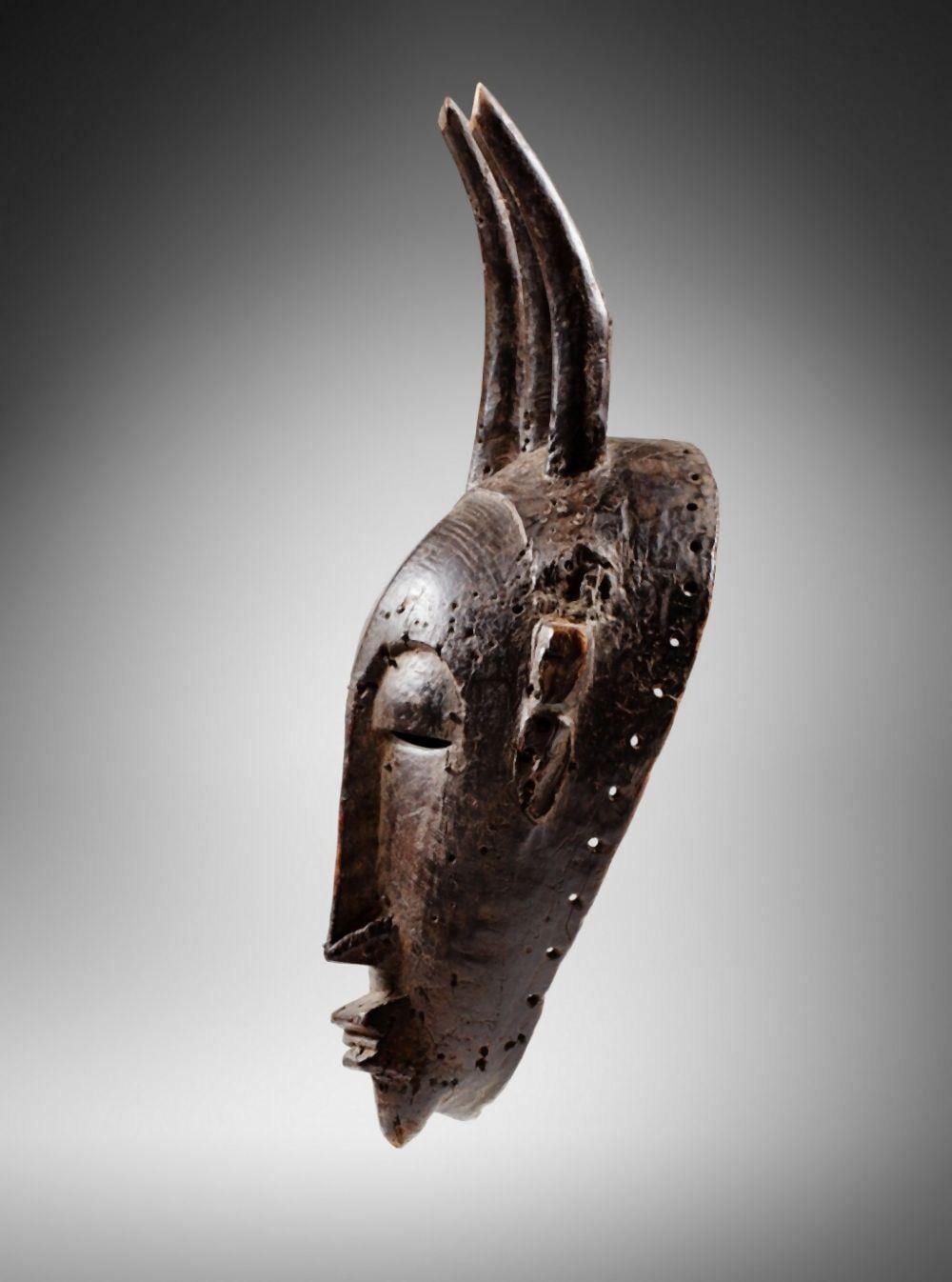 Eugène Louis Le Mouel comparable auction result: masque senoufo c te d ivoire senufo mask c te d ivoire