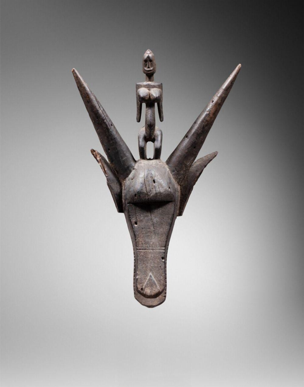 Eugène Louis Le Mouel comparable auction result: masque bamana mali bamana mask mali