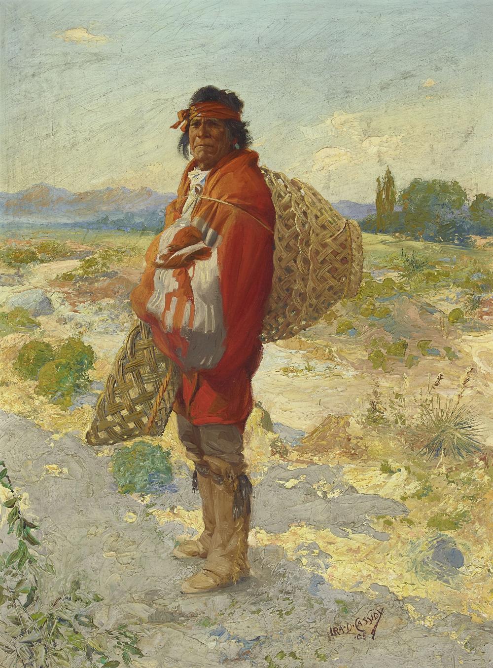 Ira Diamond Gerald Cassidy comparable auction result: ira diamond gerald cassidy 1869 1934 portrait of santiago naranjo 24 x 18 in framed 33 x 27 in