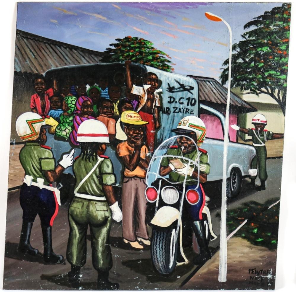 Monsengwo Kejwamfi comparable auction result: moke monsengwo kejwamfi 1950 2001