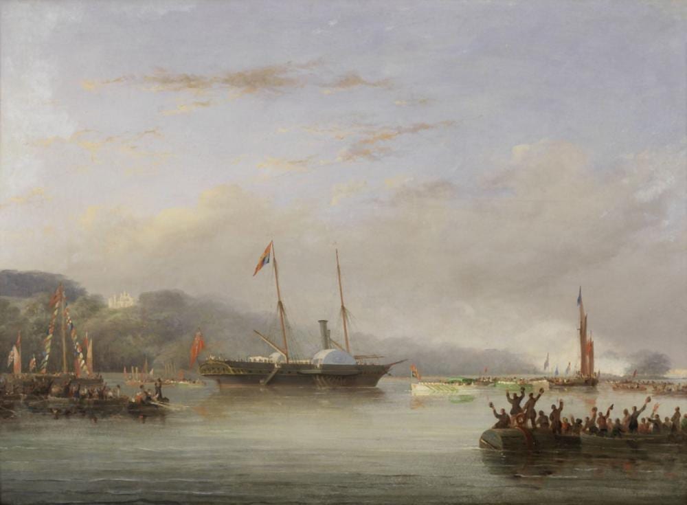 Nicholas Matthew Condy comparable auction result: nicholas matthew condy british 1818 1851 the royal steam yacht victoria and albert i off plymouth