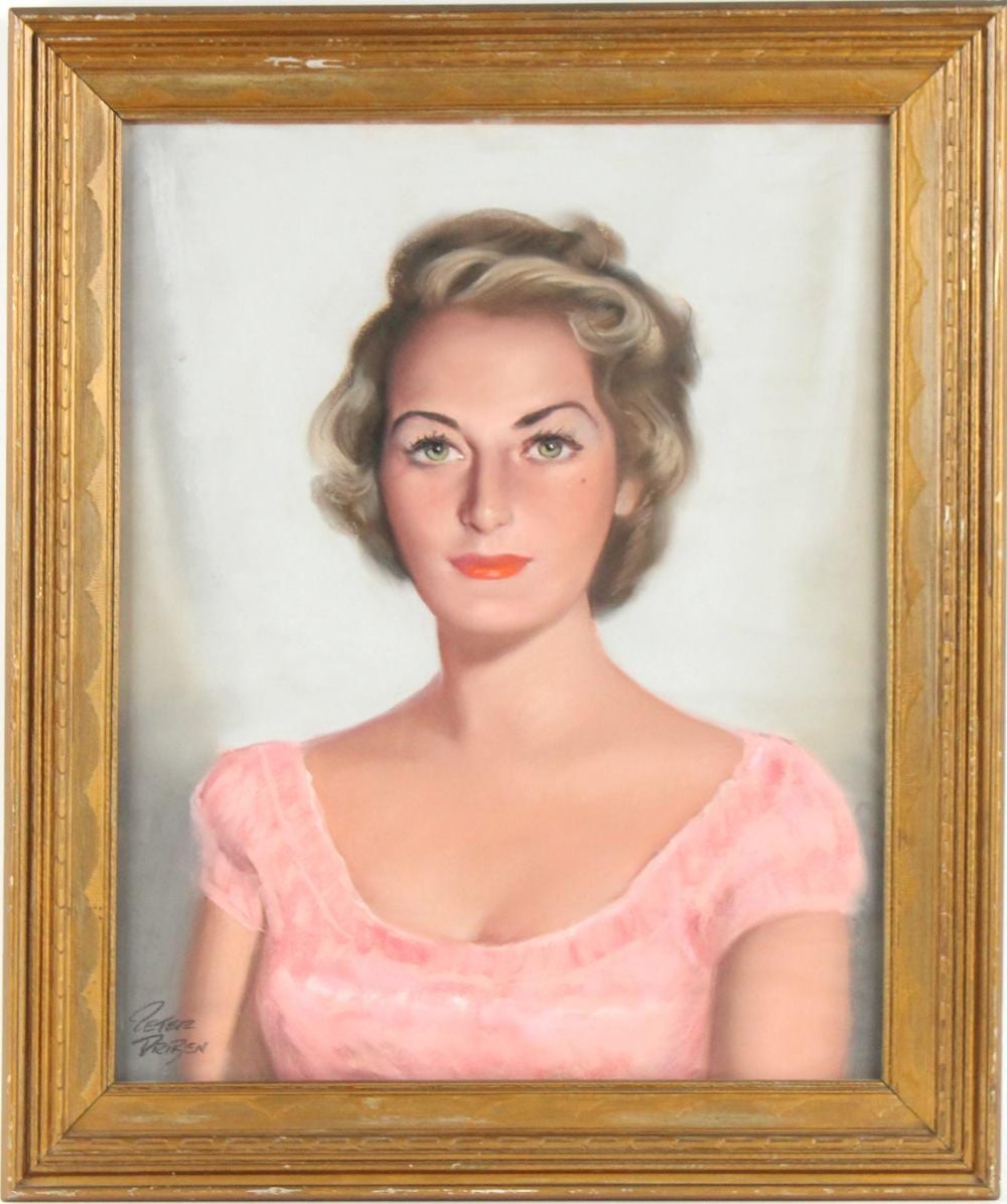 peter driben american 1903 1968 portrait of a woman pastel · Nye & Company · 2024-04-24 Peter Driben comparable auction result: peter driben american 1903 1968 portrait of a woman pastel