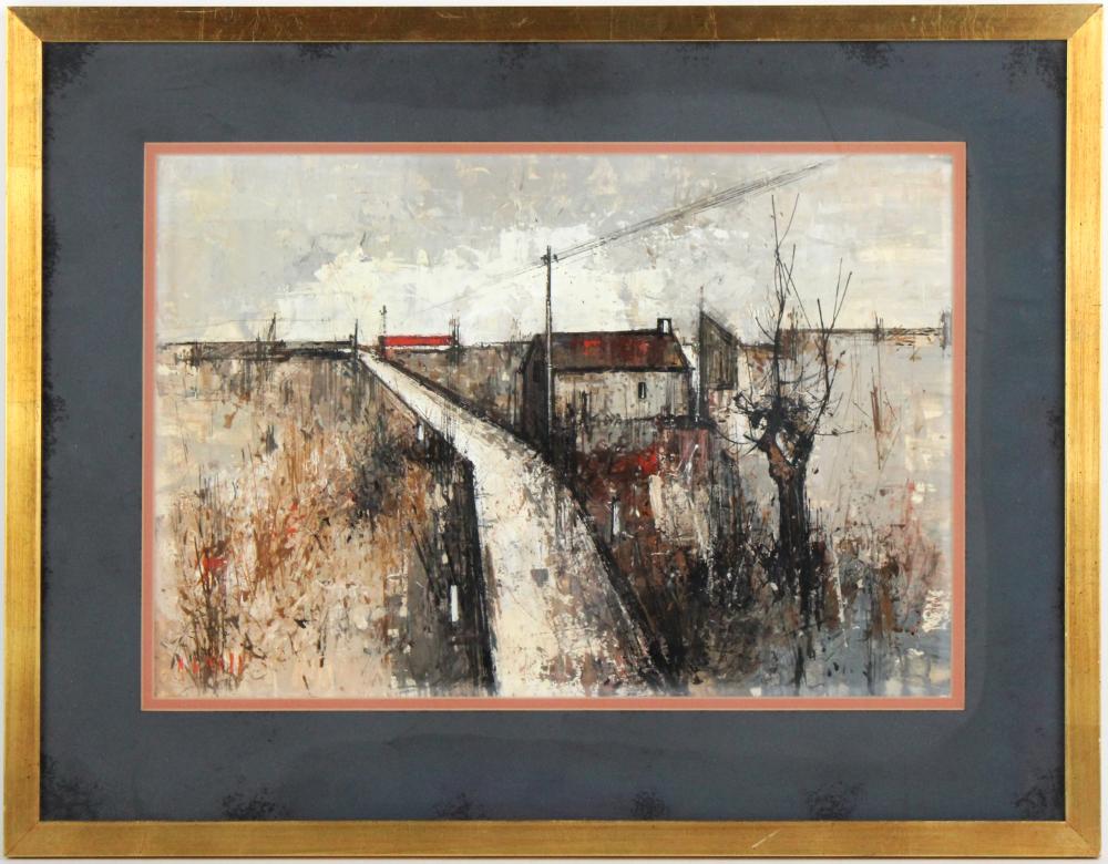 michel girard french 1939 coastal scene oil on board · Nye & Company · 2024-04-24 Michel (1939) Girard comparable auction result: michel girard french 1939 coastal scene oil on board