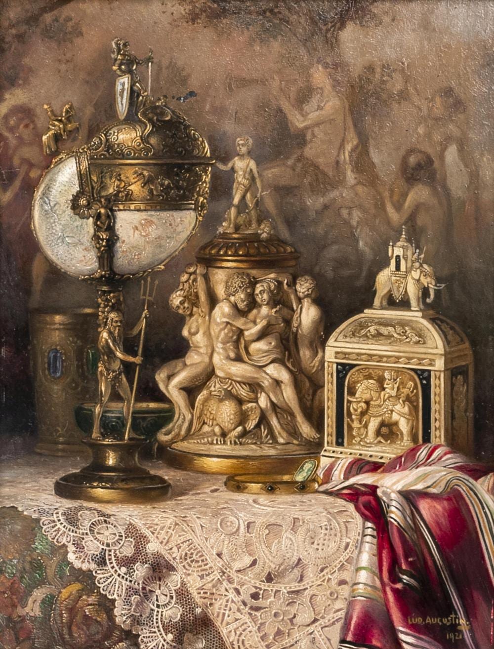 Augustin Moreau-Vauthier comparable auction result: augustin ludwig ohne titel