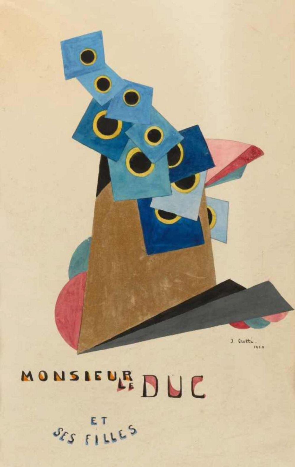 Jean (1878) Crotti comparable auction result: monsieur le duc et ses filles