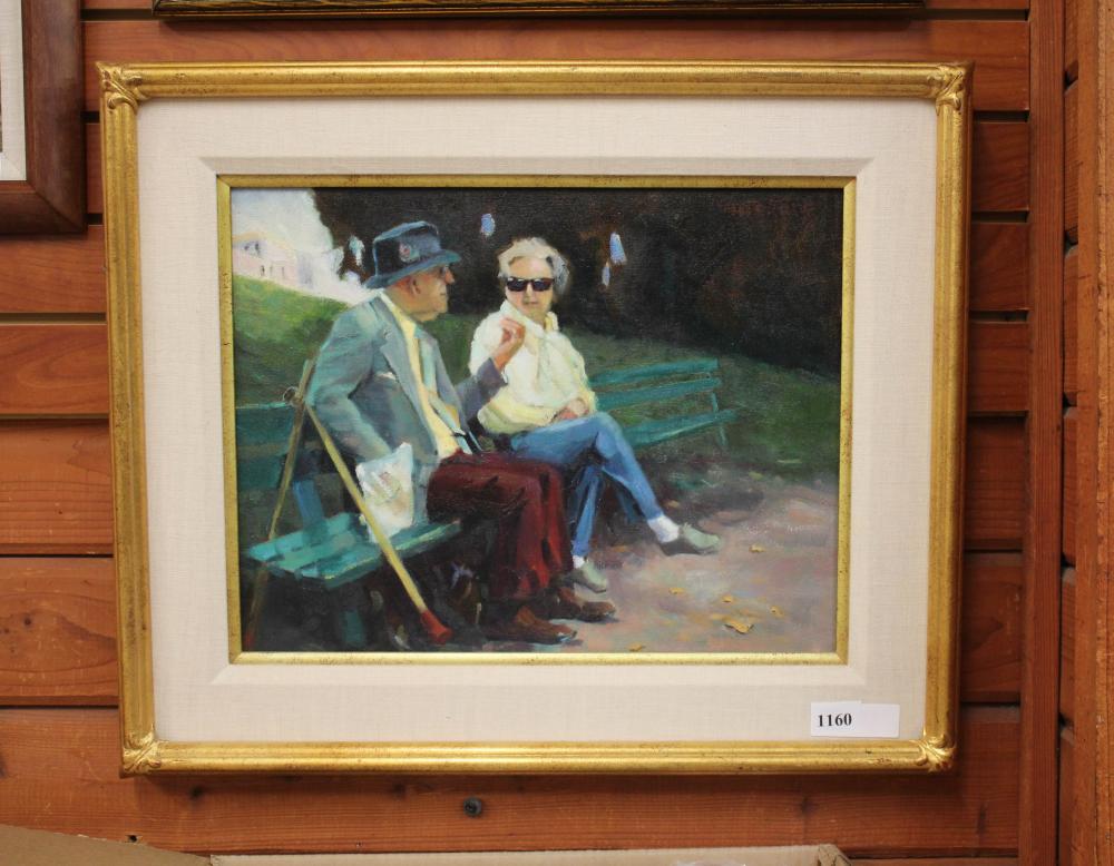 Jeanette Le Grue comparable auction result: jeanette le grue california b 1952 oil on canva