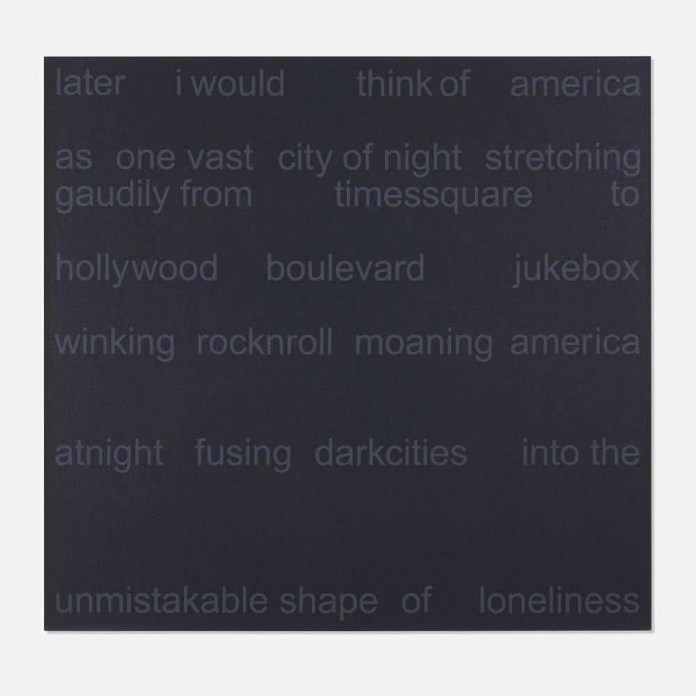 Adam Pendleton comparable auction result: adam pendleton city of night