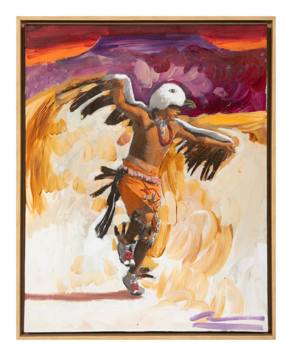 Mateo Romero comparable auction result: mateo romero cochiti b 1966 eagle dancer