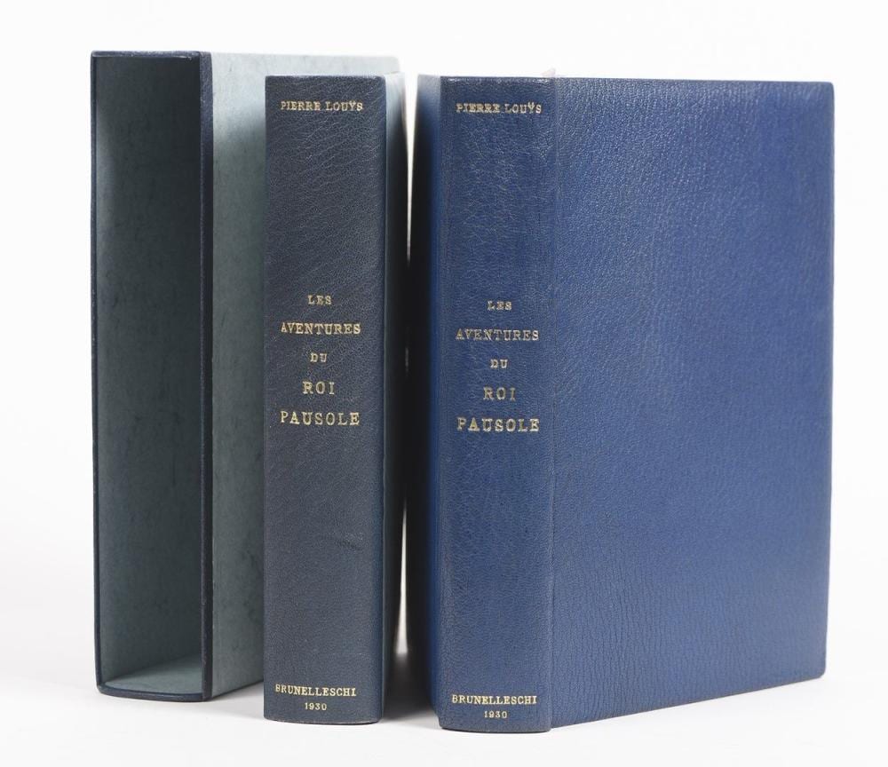 Pierre Louys comparable auction result: pierre louys les aventures du roi pausole publi