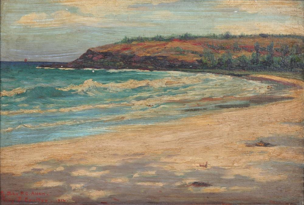 Mary Coulter comparable auction result: mary j coulter american 1880 1966 hawaii coastal landscape 1916