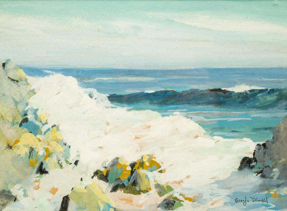 george william dinckel 1891 1976 coastal landscape · Amelia Jeffers · 2024-04-26 George William Dinckel comparable auction result: george william dinckel 1891 1976 coastal landscape