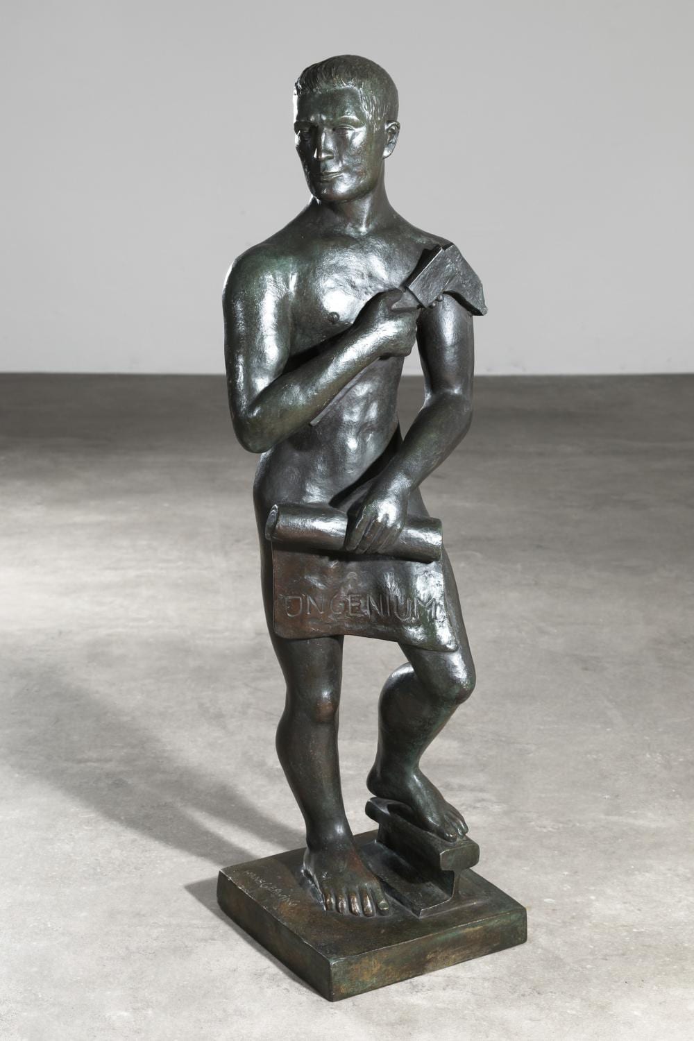 Hans Gerwing comparable auction result: hans gerwing ingenium bronze sculpture