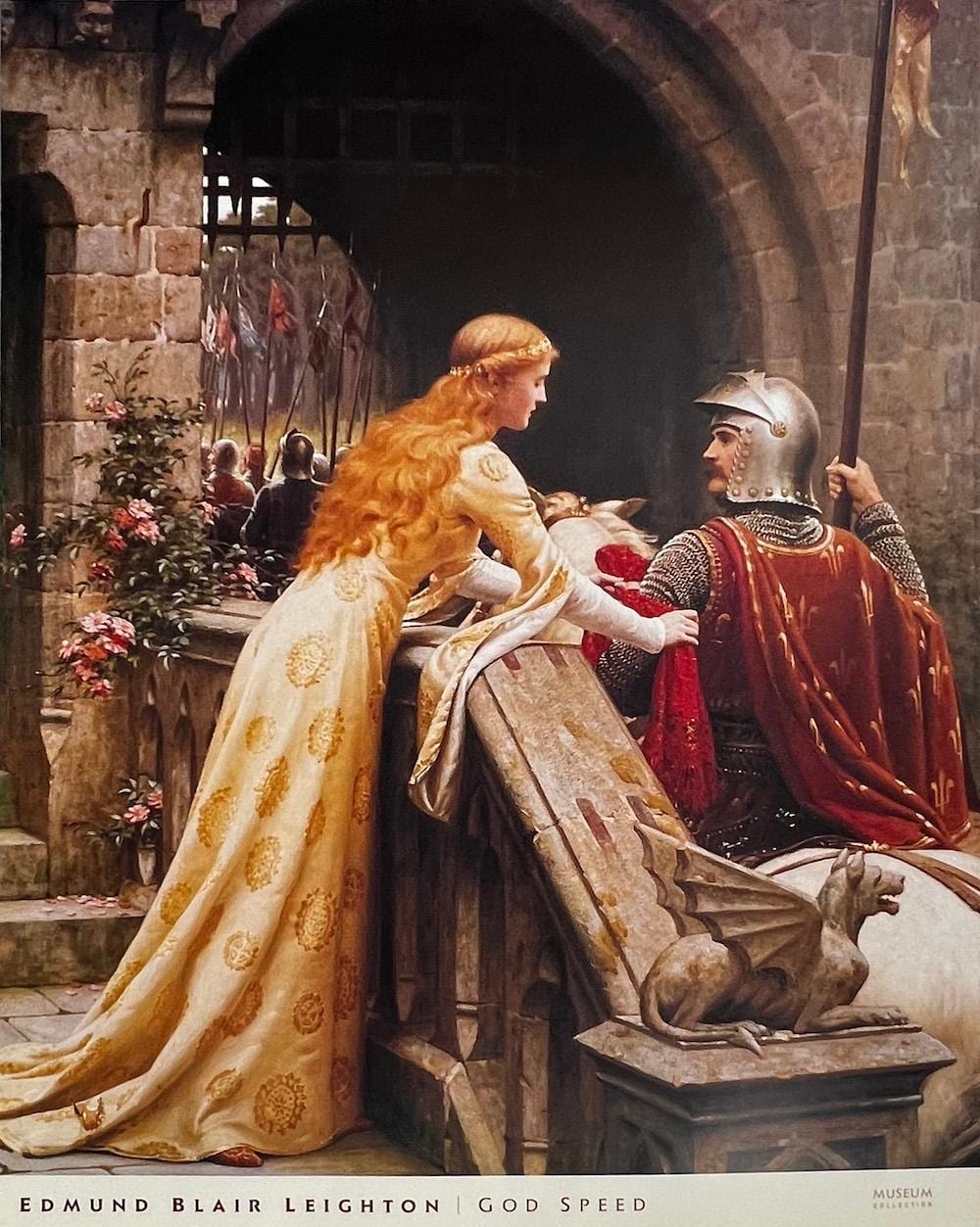 Edmund Blair Leighton comparable auction result: edmund blair leighton god speed