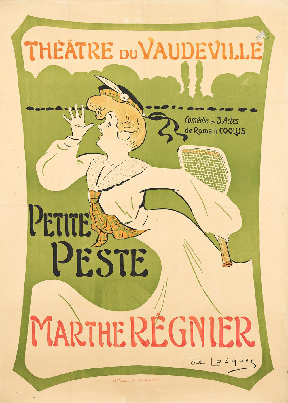 Daniel de Losques comparable auction result: daniel de losques 1880 1915 petite peste marthe r gnier circa 1906 55x39 inches 139 x99 cm ch wall cie paris