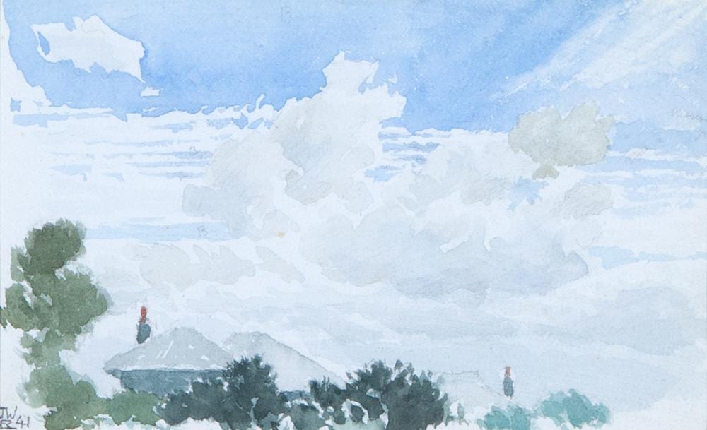 james walter robert linton cloud studies watercolour · GFL Fine Art · 2024-04-23 James Walter Robert Linton comparable auction result: james walter robert linton cloud studies watercolour