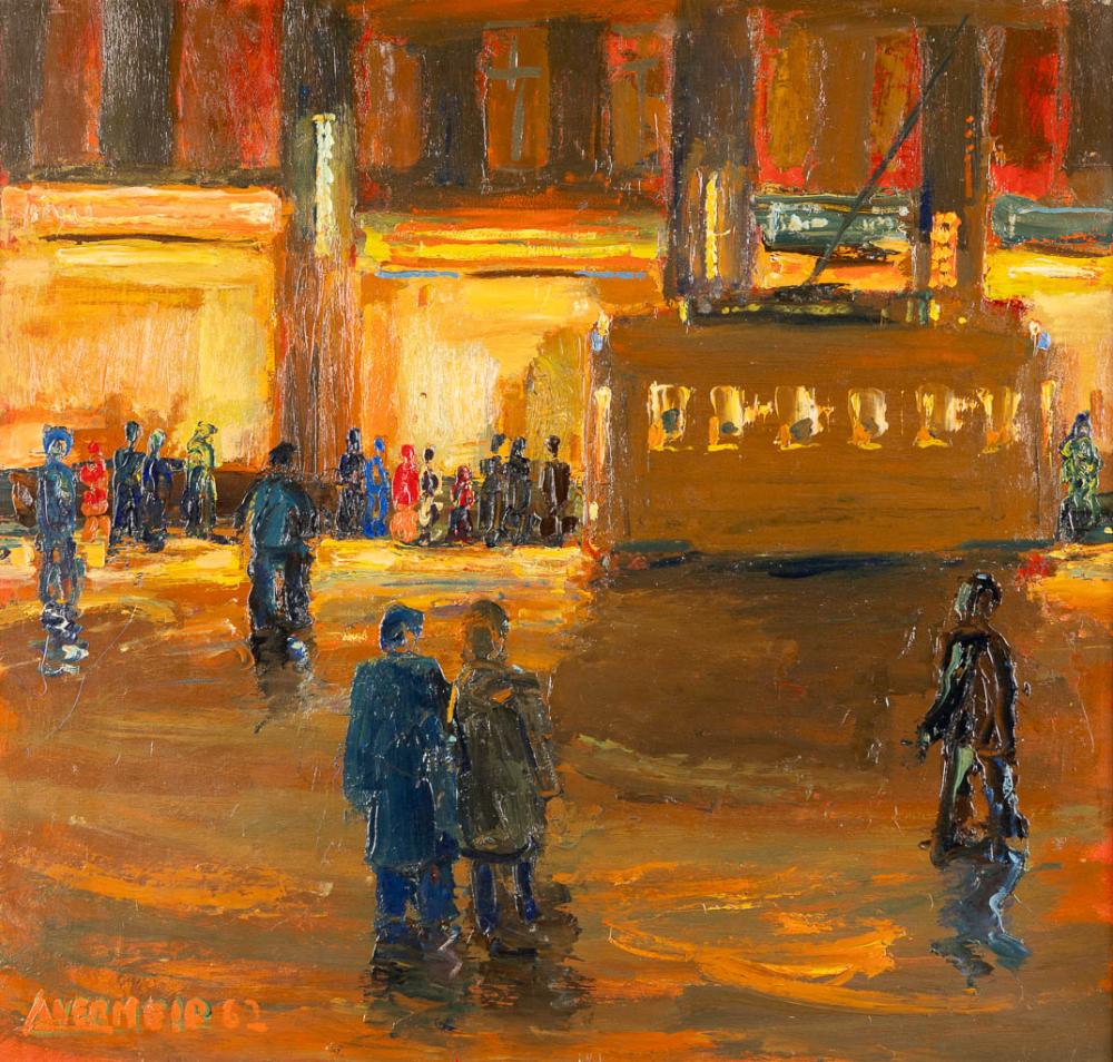 alphons vermeir 1905 1994 evening street view 1962 w 79 x h 74 cm · Flanders Auctions · 2024-05-08 Alfons Vermeir comparable auction result: alphons vermeir 1905 1994 evening street view 1962 w 79 x h 74 cm