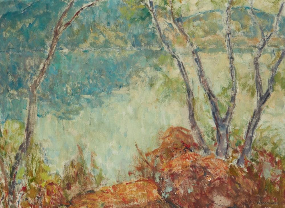 Mischa Askenazy comparable auction result: mischa askenazy 1888 1961 lake and mountain landscape