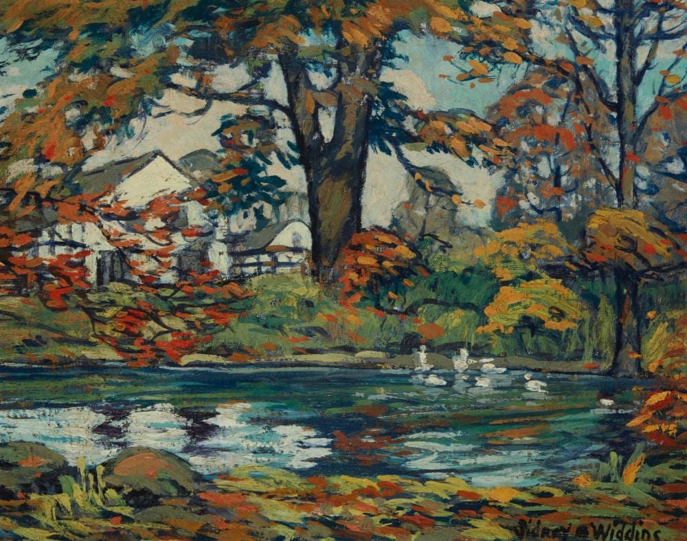 Sidney Miller Wiggins comparable auction result: sidney miller wiggins 1881 1940 lake scene