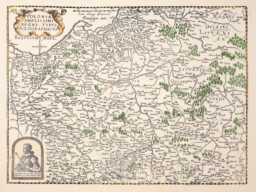 Gerard de Jode comparable auction result: gerard de jode poloniae amplissimi regni typus geographicus