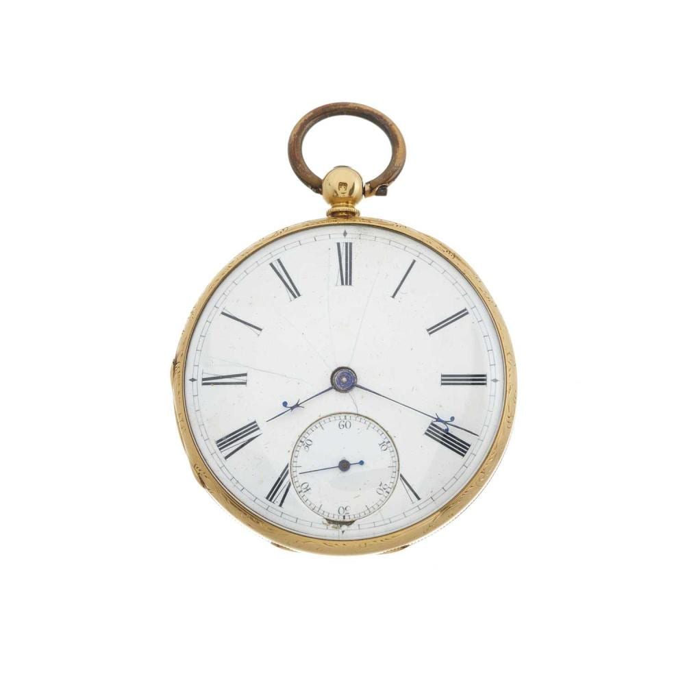 Alfred (1853) Smith comparable auction result: alfred smith huddersfield an 18ct gold open face pocket watch circa 1853