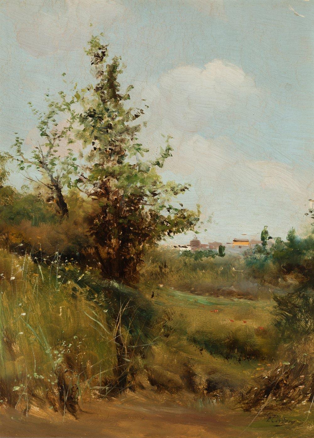 jose franco cordero jerez de la frontera 1851 madrid 1892 landscape oil on panel signed · Setdart Auction House · 2024-05-07 Jose Franco Cordero comparable auction result: jose franco cordero jerez de la frontera 1851 madrid 1892 landscape oil on panel signed