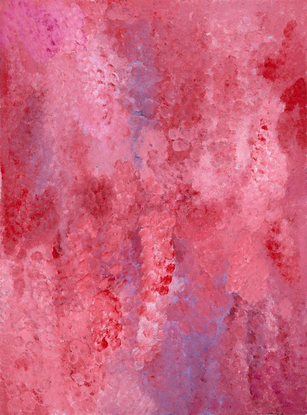 Kathleen Ngale comparable auction result: kathleen ngale c1930 bush plum acrylic on canvas 121 x 90 x 3 cm ready to hang unsigned
