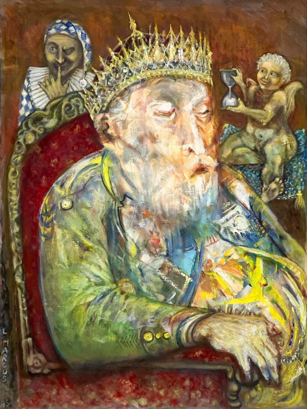 Leon Marcus comparable auction result: leon marcus the old king