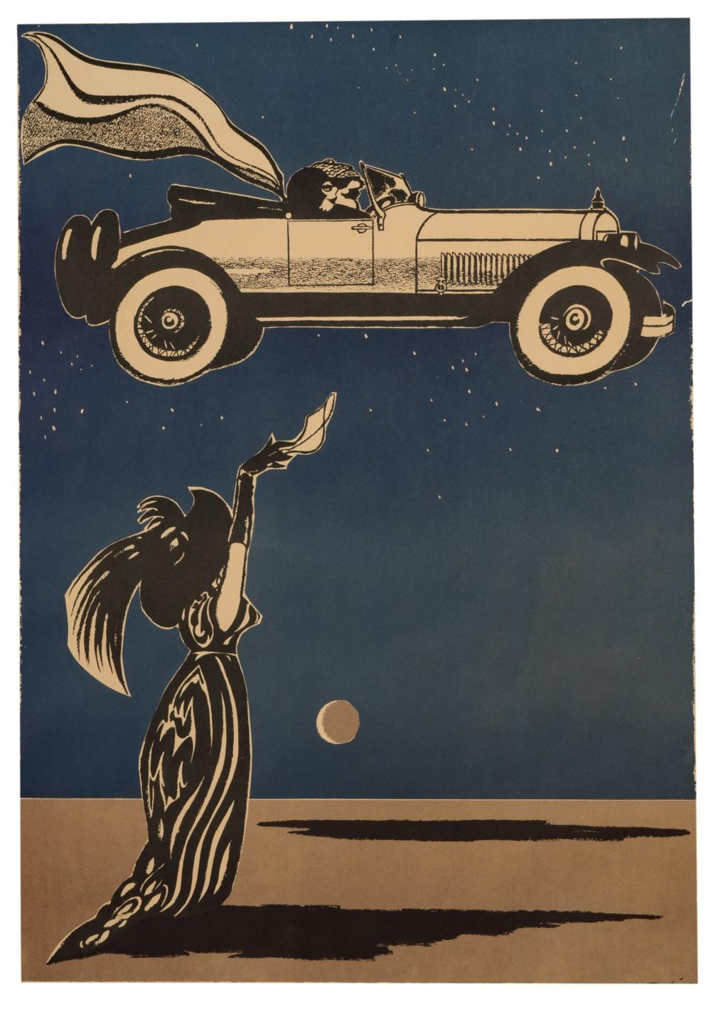 Eldon Lawrence Dedini comparable auction result: eldon lawrence dedini 1921 2006 1973 pebble beach concours d elegance poster