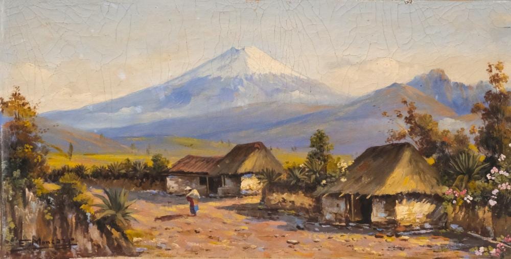 Emilio Moncayo comparable auction result: emilio moncayo south american landscape