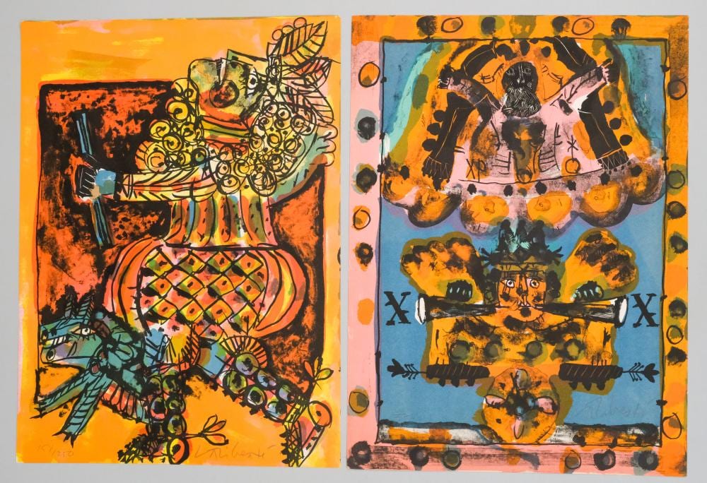 Norman Laliberté comparable auction result: lot of norman lalibert lithographs