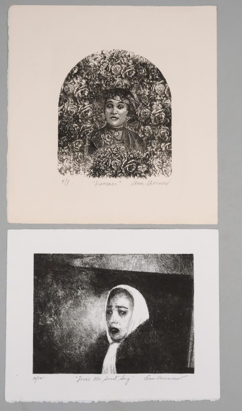 Ann Chernow comparable auction result: lot of ann chernow lithographs