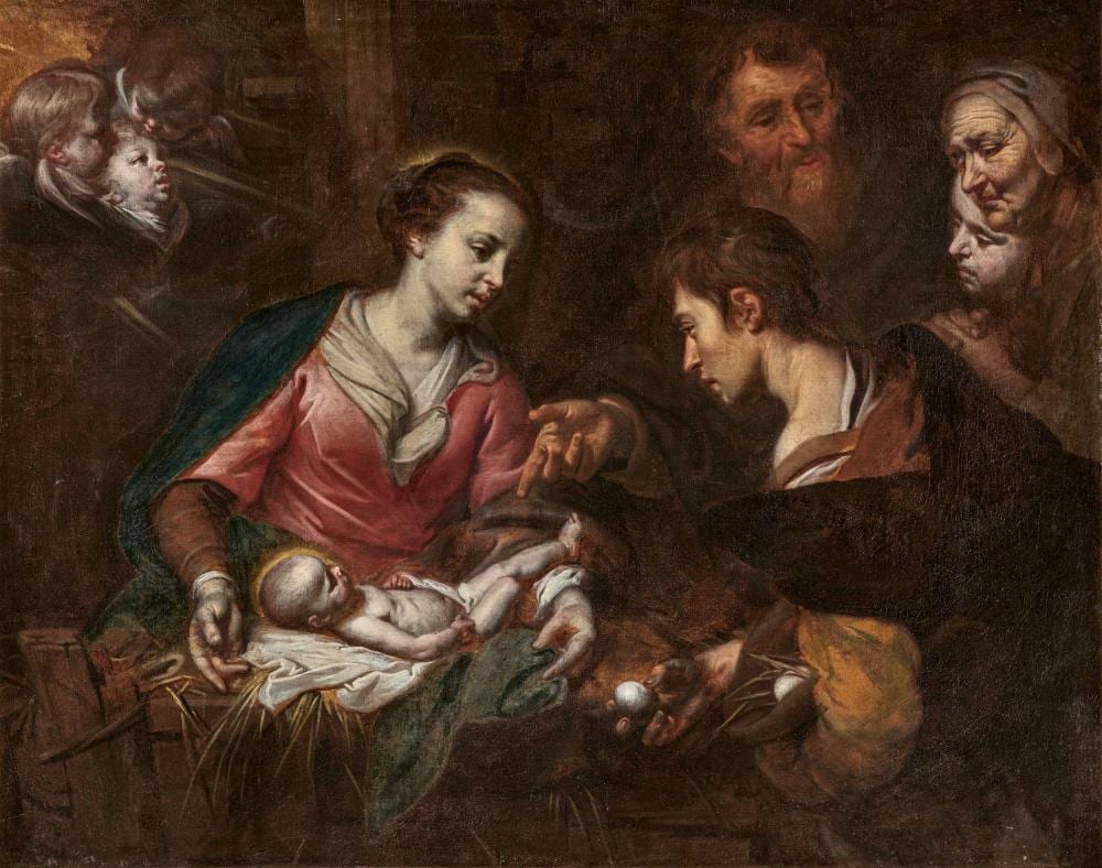 Pieter van (1599) Mol comparable auction result: pieter van mol adoration of the shepards