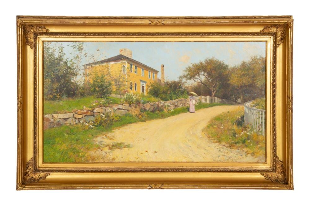 William John Whittemore comparable auction result: william john whittemore american 1860 1955 an afternoon stroll