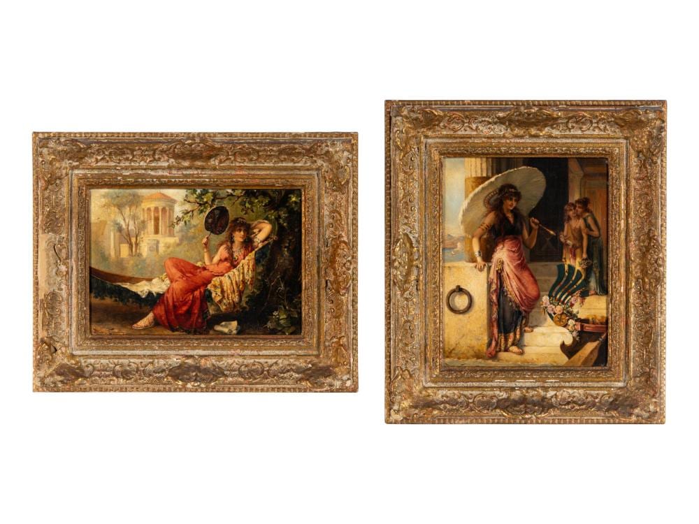 Diana Coomans comparable auction result: diana coomans belgian 1861 1952 ladies in repose a pair