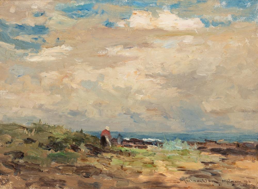 John Maclauchlan Milne comparable auction result: john maclauchlan milne scottish 1885 1957 along the shore 1916